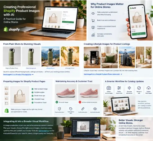 Creating Professional Shopify Product Images with AI: A Practical Guide for Online Stores 